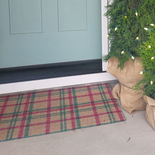 Plaid Doormat